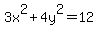 3x%5E2%2B4y%5E2+=+12