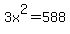 3x%5E2=588