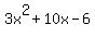 3x%5E2+%2B10x+-6