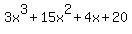 3x%5E3%2B15x%5E2%2B4x%2B20