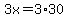 3x+=+3%2A30