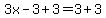 3x-3%2B3=3%2B3