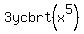 3ycbrt%28x%5E5%29