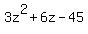 3z%5E2+%2B+6z+-+45