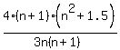 4%28n%2B1%29%28n%5E2%2B1.5%29%2F%283n%28n%2B1%29%29
