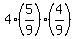 4%2A%285%2F9%29%2A%284%2F9%29+