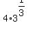 4%2A3%5E%281%2F3%29
