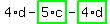 4%2Ad-highlight_green%28+5%2Ac+%29-highlight_green%28+4%2Ad+%29
