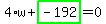 4%2Aw%2Bhighlight_green%28+-192+%29=0