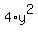 4%2Ay%5E2