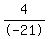 4%2F-21