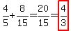 4%2F5%2B8%2F15=20%2F15=highlight%284%2F3%29