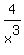 4%2Fx%5E3