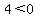 4%3C0