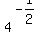 4%5E%28-1%2F2%29