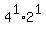 4^1*2^1