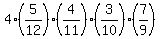 4+%285%2F12%29%2A%284%2F11%29%2A%283%2F10%29%2A%287%2F9%29+