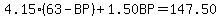 4.15%2863-BP%29%2B1.50BP=147.50