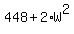 448+%2B+2%2AW%5E2