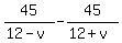 45%2F%2812-v%29+-+45%2F%2812%2Bv%29