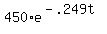 450%2Ae%5E%28-.249t%29