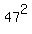 47^2