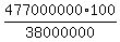 477000000+%2A+100%2F38000000