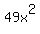 49x%5E2