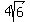 4sqrt%286%29