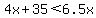 4x%2B35%3C6.5x