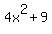 4x%5E2%2B9
