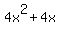 4x%5E2+%2B+4x