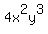 4x%5E2y%5E3+