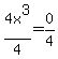 4x%5E3%2F4=0%2F4