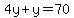 4y%2By=70