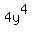 4y%5E4