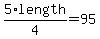 5*length/4=95