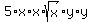 5%2Ax%2Ax%2Asqrt%28x%29%2Ay%2Ay