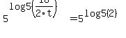 5%5E%28log5+%2816%2F2t%29%29=5%5E%28log5+%282%29%29