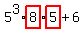5%5E3%2Ahighlight_red%28+8+%29%2Ahighlight_red%28+5+%29%2B6