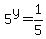 5%5Ey+=+1%2F5