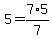 5+=+7%2A5%2F7