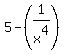 5+-+%281%2Fx%5E4%29
