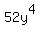 52y^4