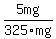 5mg/325mg
