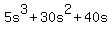 5s%5E3%2B30s%5E2%2B40s