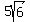 5sqrt%286%29