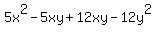 5x%5E2-5xy%2B12xy-12y%5E2