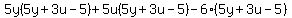 5y%285y%2B3u-5%29%2B5u%285y%2B3u-5%29-6%285y%2B3u-5%29
