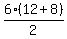 6%2812+%2B+8%29%2F2